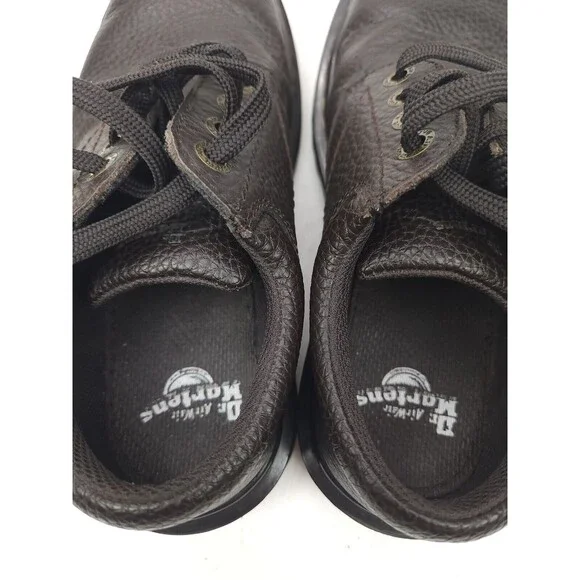 Dr. Martens Oxford Men's 8 M Brown Leather Ashfeld Air Cushion Sole AW004 - Picture 8 of 11